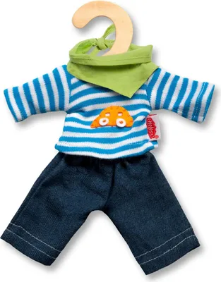 Produktbild von Heless Puppenoutfit Junge Jeans und Shirt für Babypuppe 20-25 cm