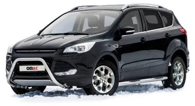 Produktbild von Frontbügel Frontschutzbügel für Ford Kuga 2012-2017 mit ABE Silber Rammschutz