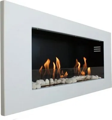 Produktbild von Gel & Ethanol Kamin Aurora Luxus Royal Weiß Matt