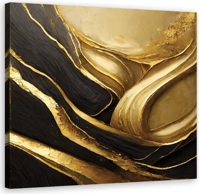 Produktbild von Fototapeta - Feeby - Glamour Gold Abstract - do obývacího pokoje - do ložnice - do kanceláře 60x60 cm