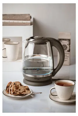 Obrázek produktu pro Adler AD 1286 rychlovarná konvice 2 l 2200 W šedá, průhledná