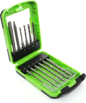 Image de Forets / burins SET SDS-Plus 12pcs. 5-12mm + burin