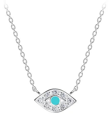 Produktbild von Kette Evil Eye: 925 Silber Halskette Auge