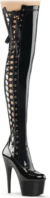 Produktbild von ADORE-3050 Damen Boots von Pleaser, Schwarz EU 36, US 6