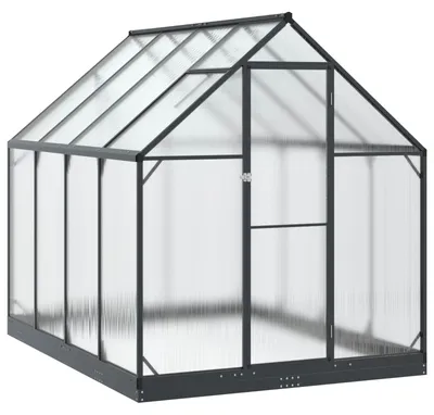 Obrázek produktu pro Zahradní skleník se dveřmi Antracitová 183,5 x 243,5 x 207 cm