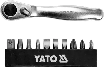 Obrázok produktu pre Yato YT-14390, Chróm, 11 kusov, Chróm, Nerezová oceľ, 1/4", 6.3 mm