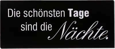 Image de Lafinesse - Schild - Plaque en métal. "Les plus belles journées sont les nuits" - Style vintage. Dimensions : 30 x 13 cm