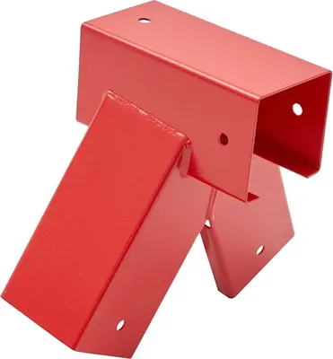 Produktbild von TRIBECCO® Vierkant Schaukelverbinder 90/90mm (100°, Rot)