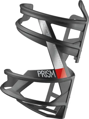 Zdjęcie produktu dla Uchwyt Elite Cycling Prism L Carbon Black/Red na bidon rowerowy