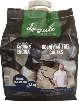 Produktbild von Räucherholz-Blocks aus Steineichenholz im 2,5kg Beutel