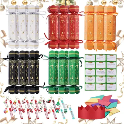 Produktbild von Schießende Weihnachtsbonbons Festliches Set mit 15 Stück Tischdekoration Bunt