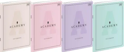 Immagine prodotto di Quaderno A5 60k linea M 90g ACADEMY pastello INTERDRUK mix prezzo per 1 pezzo