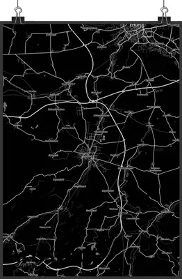 Produktbild von Mr. & Mrs. Panda Bild Arnstadt DIN A4 - Geschenk, wanddeko, Stadt Dorf Karte Landkarte Map Stadtplan, Wandbild, kunstdruck poster, drucke