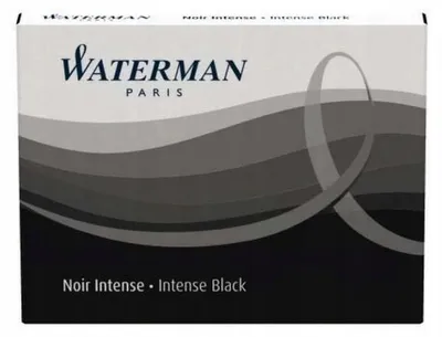 Produktbild von Waterman Tintenpatronen Schwarz Lang für Füllfederhalter