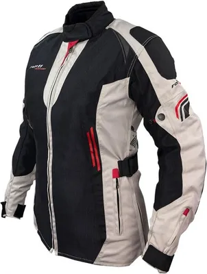 Produktbild von Roleff RO1812D Damen Mesh-Motorradjacke – Atmungsaktiv, wasserdicht & mit Protektoren Roleff Größe: L,