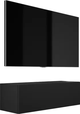 Produktbild von TV-SCHRANK : Mattschwarz, 100 x 34 x 32 cm