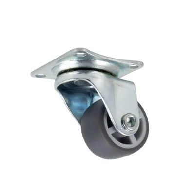 Produktbild von Kistenrolle, 30mm/45kg | Möbelroller | Rollen für Möbel, Bürostuhl, Beistellbett, Schreibtischstuhl, Hocker | Stuhl-Rollen | Doppelrollen | Schwarz