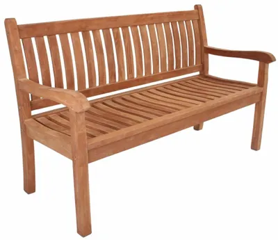Produktbild von osoltus Gartenbank 150cm Teakholz Sipora