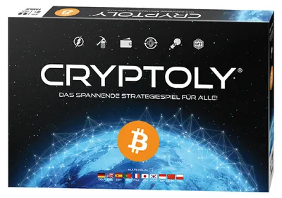 Produktbild von CRYPTOLY - Das Strategiespiel für die ganze Familie! Deutsche Version für 2-6 Spieler ab 8 Jahren