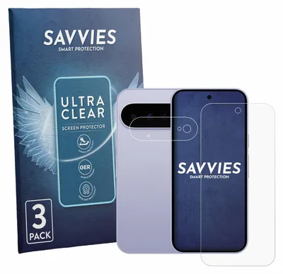 Produktbild von 6x Für Google Pixel 11 (Display+Kamera) Schutzfolie Savvies Displayschutz Display Schutz Folie Klar Transparent