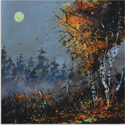 Produktbild von ARTland Wandbild Alu für Innen & Outdoor Im Wald Größe: 40x40 cm