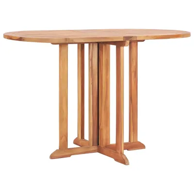 Immagine prodotto di vidaXL set da pranzo da giardino 5 pezzi pieghevole in legno massiccio teak