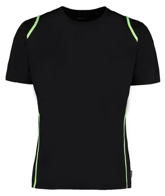 Image de T-shirt Gamegear Cooltex pour homme FK386 (2XL) (noir/vert fluo)