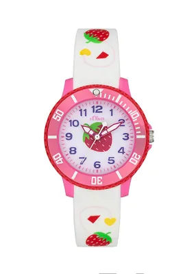 Produktbild von S.Oliver SO-4000-PQ Kinder-Armbanduhr, Kunststoff-Gehäuse