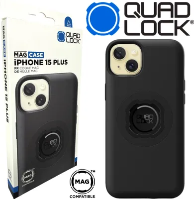 Produktbild von QUAD LOCK MAG Case Handy Schutz Hülle Halter passend für iPhone 15 Plus