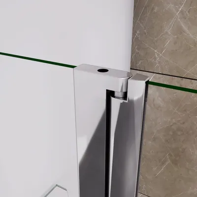 Produktbild von 120x140cm Badewannenaufsatz Badewanne 2 tlg. Faltwand Duschwand duschabtrennung