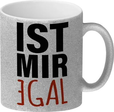 Produktbild von Ist mir egal Glitzer-Glitzer-Kaffeebecher