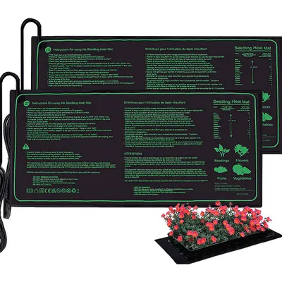 Produktbild von Heizmatte Thermostat Zimmergewächshaus Pflanzen Sämling Pet Reptile Wärmematte Terrarium Heizkissen, 7W, 10x52.5cm
