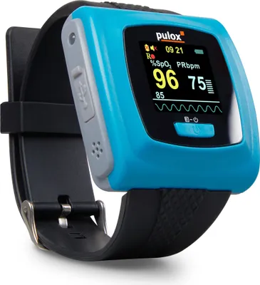 Produktbild von Pulox - PO-400 - Handgelenk-Pulsoximeter mit externem Sensor für Erwachsene