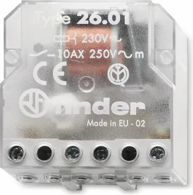 Produktbild von FINDER Stromstoß-Schalter 10 A, 230 V, 26.01.8.230.0000, UP