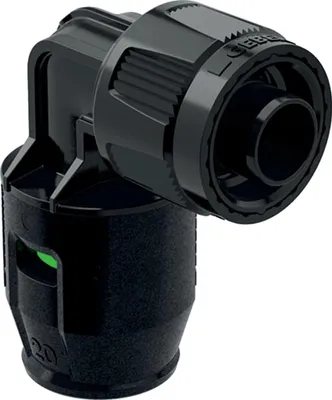 Obrázok produktu pre Geberit GE PushFit, prechodová T-kus, PVDF, MasterFix, 90 stupňov, d16mm x RpMF1/2, 1 ks.