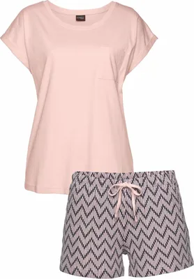 Produktbild von Vivance Dreams Shorty 2 -teilig rosa/dunkelblau-gemustert Größe 40/42