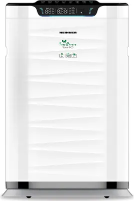 Image de Purificateur d'air Heinner HPA-600WIFI, débit d'air 600 m³/h, 42~72 m²,tactile avec écran,Wi-Fi, télécommande, Filtre HEPA H11, Générateur d'ions négatifs, Capteur PM 2,5, Blanc
