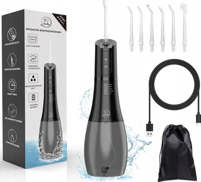 Produktbild von Schnurloser Irrigator 5 Modi 400Ml 9,65 Bar 360° Kopf Smart Timer
