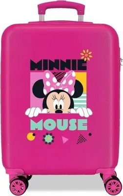 Zdjęcie produktu dla Mała torba podróżna Minnie Mouse Geometric, różowa, 55 x 38 x 20 cm, 34 l, 4021145 (mała)