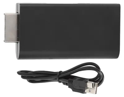 Image de Adaptateur convertisseur HD Multimedia Interface pour PS2, avec prise audio 3,5 mm, de couleur noire