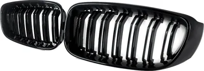 Produktbild von Vordere Kühlergrill, langlebiger ABS-Kunststoff, direkter Ersatz, glänzendes Schwarz