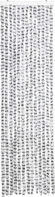 Produktbild von vidaXL Fliegenvorhang Hellgrau und Dunkelgrau 56x200 cm Chenille