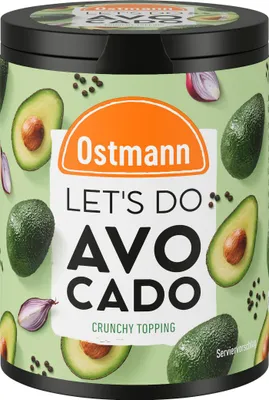 Zdjęcie produktu dla Ostmann Lets Do avocado preparat przyprawowy idealne chrupiące wykończenie 70g