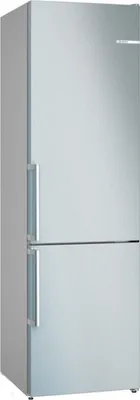 Produktbild von Bosch Serie | 4, Freistehende Kühl-Gefrier-Kombination mit Gefrierbereich unten, 203 x 60 cm, Edelstahl-Optik KGN39VLCT