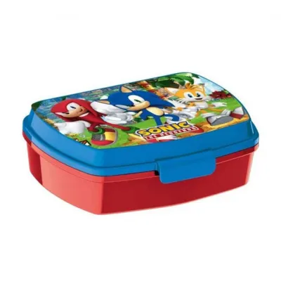 Produktbild von Sonic Pausenbox für Kinder – Lunchbox Brotdose für Schule und Ausflüge