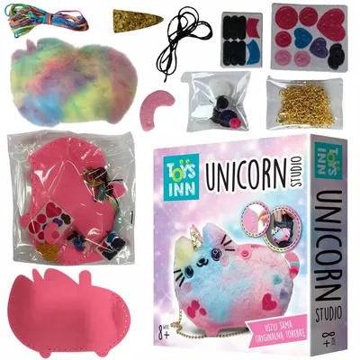 Produktbild von ToysInn DIY Nähset Einhorn Tasche Basteln Lernen Kinder