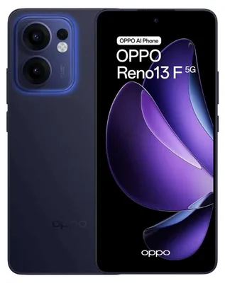 Produktbild von OPPO Reno 13F 5G, 16,9 cm (6.67"), 1080 x 2400 Pixel, 8 GB, 256 GB, 50 MP, Blau