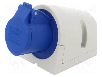 Immagine prodotto di 1 connettore: presa femmina per alimentazione AC, 16A, 113-6, per collegamenti multipolari