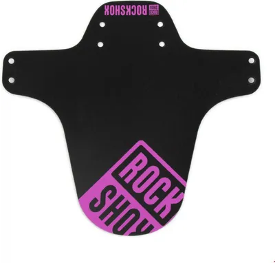 Produktbild von RockShox MTB Gabel Fender Schwarz mit Fuchsia Print Fahrrad Rungen Schutz