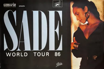 Productafbeelding van Sade - Wereldtournee 1986 - Poster - 78x107 cm
